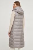 Пухова безрукавка Answear Lab жіночий колір бежевий перехідний (3630818)