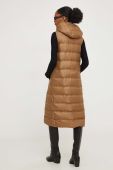 Пухова безрукавка Answear Lab жіночий колір коричневий перехідний