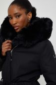 Парка Answear Lab жіноча колір чорний зимова