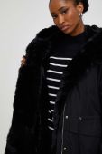 Парка Answear Lab жіноча колір чорний зимова