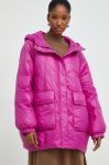 Пухова куртка Answear Lab жіноча колір рожевий зимова