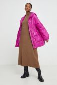 Пухова куртка Answear Lab жіноча колір рожевий зимова