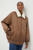 Куртка Answear Lab waterrepellent жіноча колір коричневий перехідна