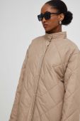 Куртка Answear Lab жіноча колір бежевий перехідна (3655916)