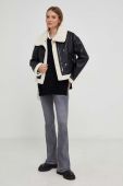 Куртка Answear Lab жіноча колір чорний перехідна (3642893)