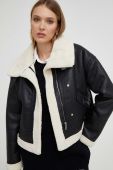 Куртка Answear Lab жіноча колір чорний перехідна (3642893)