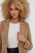 Піджак Answear Lab колір бежевий двобортний однотонна (3339558)