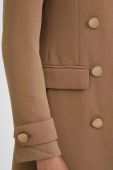 Піджак Answear Lab колір бежевий двобортний однотонна (3339558)