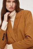 Піджак Answear Lab колір коричневий однобортний однотонна