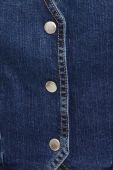 Джинсовий жилет Answear Lab колір синій однобортний (3422584)
