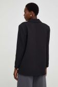 Піджак Answear Lab X Лімітована колекція NO SHAME колір чорний двобортний однотонний (3535234)