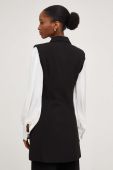 Безрукавка Answear Lab колір чорний однобортний (3569081)