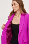 Піджак Answear Lab X Лімітована колекція NO SHAME колір рожевий однобортний однотонний