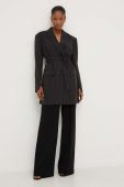 Піджак Answear Lab колір чорний двобортний візерунок (3569085)