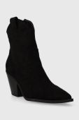 Черевики Answear Lab жіночі колір чорний каблук блок (3422595)