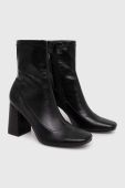 Черевики Answear Lab жіночі колір чорний каблук блок (3525191)