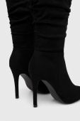 Чоботи Answear Lab жіночі колір чорний на шпильці (3525362)