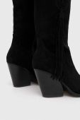 Черевики Answear Lab жіночі колір чорний каблук блок (3525316)