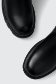 Чоботи Answear Lab жіночі колір чорний на плоскому ходу злегка утеплена (3569134)
