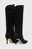 Чоботи Answear Lab жіночі колір чорний на шпильці (3599165)