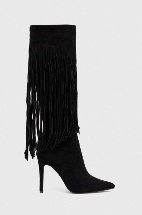 Чоботи Answear Lab жіночі колір чорний на шпильці (3615627)