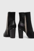 Черевики Answear Lab жіночі колір чорний каблук блок (3639566)