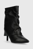 Черевики Answear Lab жіночі колір чорний на шпильці (3645969)