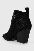 Черевики Answear Lab жіночі колір чорний каблук блок (3645974)
