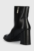 Шкіряні черевики Answear Lab жіночі колір чорний каблук блок (3645986)