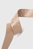 Шкіряний ремінь Answear Lab жіночий колір бежевий (3276068)