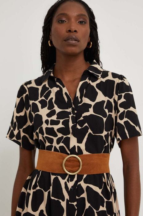 Замшевий ремінь Answear Lab колір коричневий (3478866)