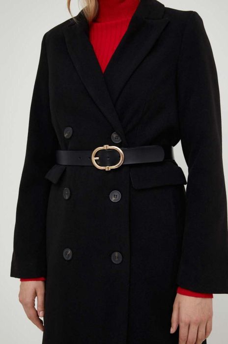 Шкіряний ремінь Answear Lab жіночий колір чорний (3555567)