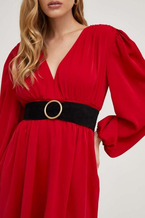 Замшевий ремінь Answear Lab колір чорний (3648934)