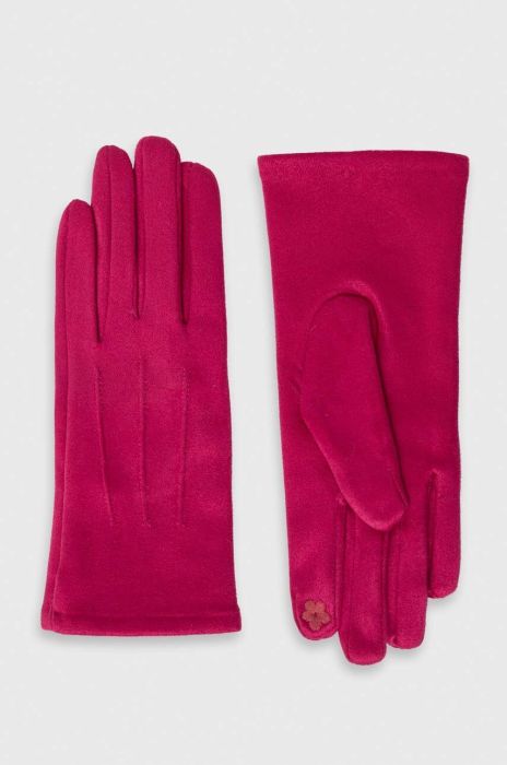 Рукавички Answear Lab жіночі колір рожевий