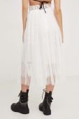 Спідниця Answear Lab колір білий midi розкльошена (3307413)