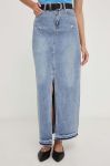 Джинсова спідниця Answear Lab maxi пряма колір блакитний (3320598)
