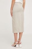 Спідниця Answear Lab колір бежевий midi олівець (3361007)