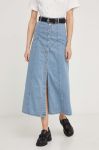 Джинсова спідниця Answear Lab maxi пряма колір блакитний (3354910)