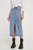 Джинсова спідниця Answear Lab midi олівець колір блакитний (3367845)