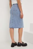 Джинсова спідниця Answear Lab midi пряма колір блакитний (3352406)