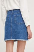 Джинсова спідниця Answear Lab mini олівець колір блакитний