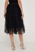 Спідниця Answear Lab колір чорний midi розкльошена (3494210)