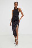 Спідниця Answear Lab колір чорний midi пряма (3455759)