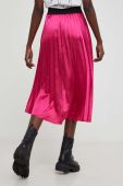 Спідниця Answear Lab X Лімітована колекція NO SHAME колір рожевий maxi розкльошена