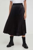 Спідниця Answear Lab X Лімітована колекція NO SHAME колір чорний maxi розкльошена (3535303)