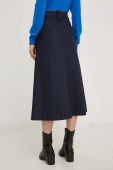 Спідниця Answear Lab колір синій midi розкльошена (3565208)