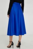 Спідниця Answear Lab midi розкльошена колір блакитний (3646008)