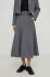 Спідниця Answear Lab колір сірий midi розкльошена (3611270)