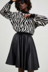 Спідниця Answear Lab колір чорний mini розкльошена (3626683)