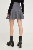 Спідниця Answear Lab колір срібний mini розкльошена